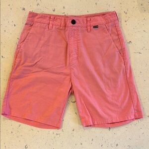HURLEY 18” men’s Pink Shorts skater wear surfer style